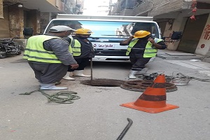 حملات لمتابعة سير العمل بمنظومة النظافه بالحي