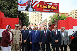 وزير التعليم ومحافظ القاهرة يتابعان إنطلاق العام الدراسي بمدرسة السيدة نفيسة