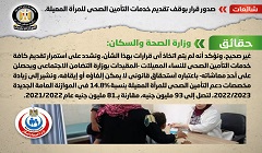 حقيقة صدور قرار بوقف تقديم خدمات التأمين الصحي للمرأة المعيلة