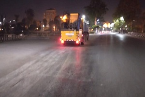 متابعة الاعمال اليومية بالحي 