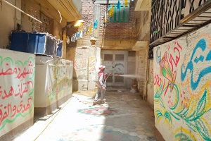 تعقيم وتطهير حارة على امين عبده وشارع نشاطى وشارع بديع بالحي