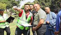 رئيس نظافة القاهرة يتفقد سير العمل بحي دار السلام والبساتين والمقطم