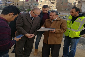 محافظ القاهرة يتفقد أعمال تطوير محور عباس العقاد