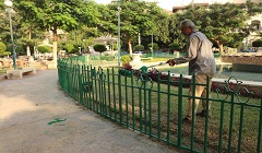 تجميل حديقة غرناطة بمصر الجديدة