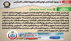 حقيقة وجود أزمة في توفير لقاح فيروس كورونا لطلاب المدارس
