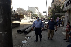 متابعة الاعمال اليومية بالحي 