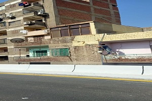 متابعه تطوير  ودهان العقارات المطلة على كوبري جسر السويس