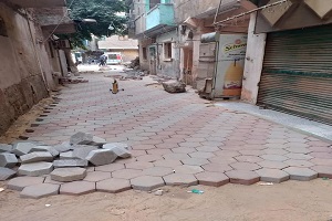 استعادة المظهر الحضاري لشوارع الحي  