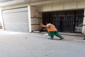 أعمال نظافة بوسط البلد