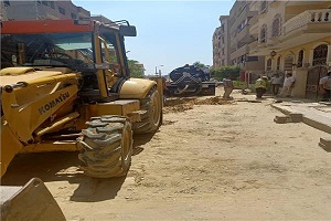 حي المقطم ينجح في إزالة التعديات على أملاك الدولة