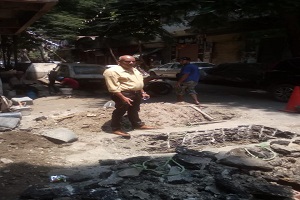 حمله مكبره لإزالة الإشغالات بحي الخليفه