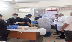 ادارة حلوان البيطرية تجري أول نموذج متكامل لتطعيم الكلاب ضد مرض السعار