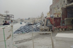 حملة مكبرة لإزالة الاشغالات بالحي