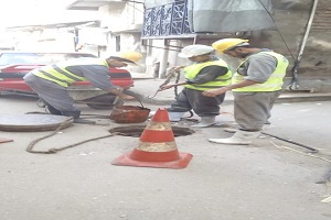 حمله لفرض الإنضباط وإستعادة المظهر الحضاري لشوارع الحي