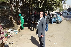   حمله لرفع الاشغالات ونظافة المكان