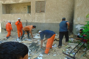 حملات لرفع كفاءة مستوى النظافه لتحسين البيئة بنطاق الحي