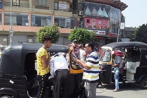 حملة مكبرة لاخلاء ميدان المطرية تمامًا من التكاتك