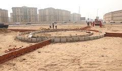 رفع كفاءة حديقة جاردينيا بمحور شينزو أبي والمسطحات الخضراء