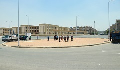 اعمال تجميل  بميادين محور عبد المجيد محمود ومحور ياسر رزق بالهضبه الوسطى