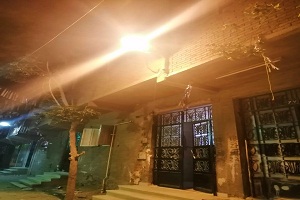 حمله لرفع كفاءة الإنارة ببعض شوارع الحي