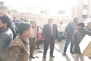 حملة مكبرة لإزالة الإشغالات بقيادة رئيس حي الأزبكية