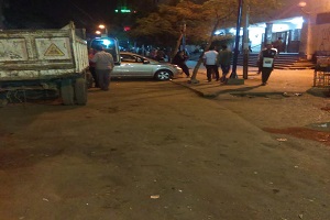 رئيس حي المعادي يقود حملة لإزالة الإشغالات والمباني المخالفة