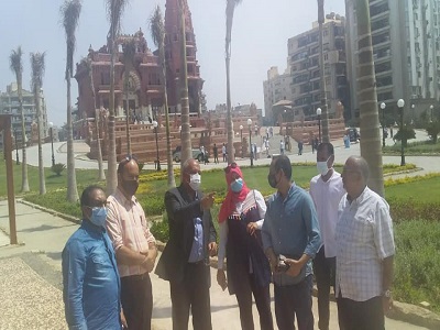 رئيس قطاع الآثار يزور قصر البارون للاطمئنان على الزائرين