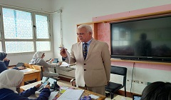 مدير تعليم القاهرة يتابع سير أعمال الامتحانات بإدارة القاهرة الجديدة