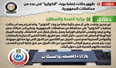 حقيقة ظهور حالات إصابة بوباء "الكوليرا" في عدد من محافظات الجمهورية