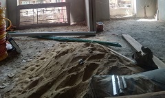 إيقاف اعمال مخالفة بعقار بشارع محمد رمزي