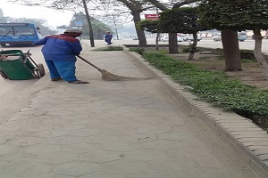 حملة لرفع وإزالة الإشغالات من مساكن أطلس بالبساتين