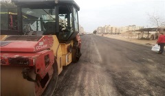 حملات لرفع كفاءة مستوى الرصف ببعض شوارع الحي