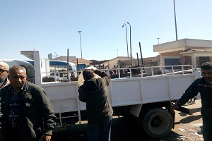 استمرار حملات رفع الإشغالات بمدينة السلام