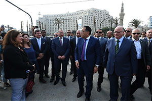 رئيس الوزراء ومحافظ القاهرة يشهدان إفتتاح المرحلة الأولى من مشروع "كايرو بايك" 