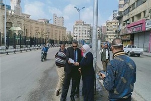 نائبة محافظ القاهرة تتفقد أعمال تعقيم شوارع السيدة زينب
