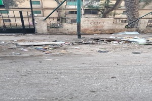 رفع مستوى النظافة بنطاق الحى 