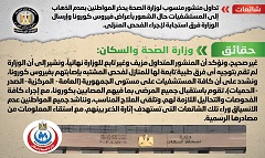 حقيقة التحذير من الذهاب للمستشفيات حال الشعور بأعراض فيروس كورونا