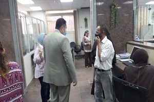 متابعة سير العمل والتأكد من تسهيل الإجراءات على المواطنين  