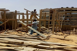 إزالة وإيقاف المباني المخالفة بالمقطم