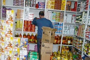 حملة تموينية ومرورية بميدان السيدة عائشة في الخليفة