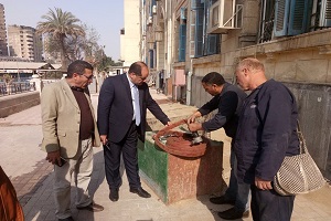 زيارة السيد رئيس الحي لمحطة السكك الحديدية