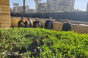 متابعة الاعمال اليومية بالحي 