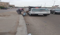 حملات مكثفة للنظافة بالخليفة والبساتين