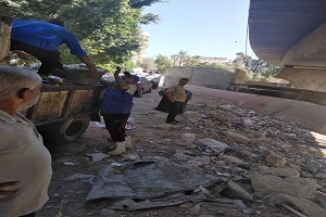 حمله نظافة وتطهير بمخر السيل بالحي