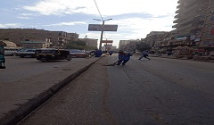 حملات لرفع كفاءة مستوى النظافة والاشغالات بالحي