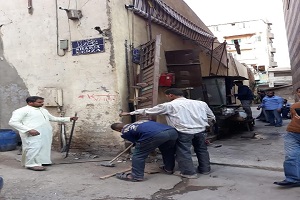 تنفيذ قرار إزالة فاترينة