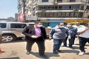 متابعة الاعمال اليومية بالحي 