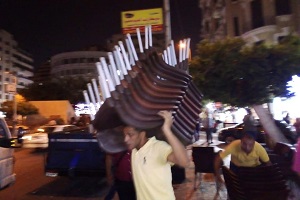 حملة لإزالة الإشغالات بقيادة رئيس الحي