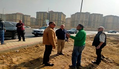 الشرشابي يتابع اعمال رفع كفاءة حديقة جاردينيا بمحور شينزو أبي بشرق القاهرة