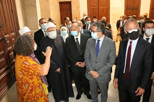 افتتاح مشروع ترميم قبة الإمام الشافعي